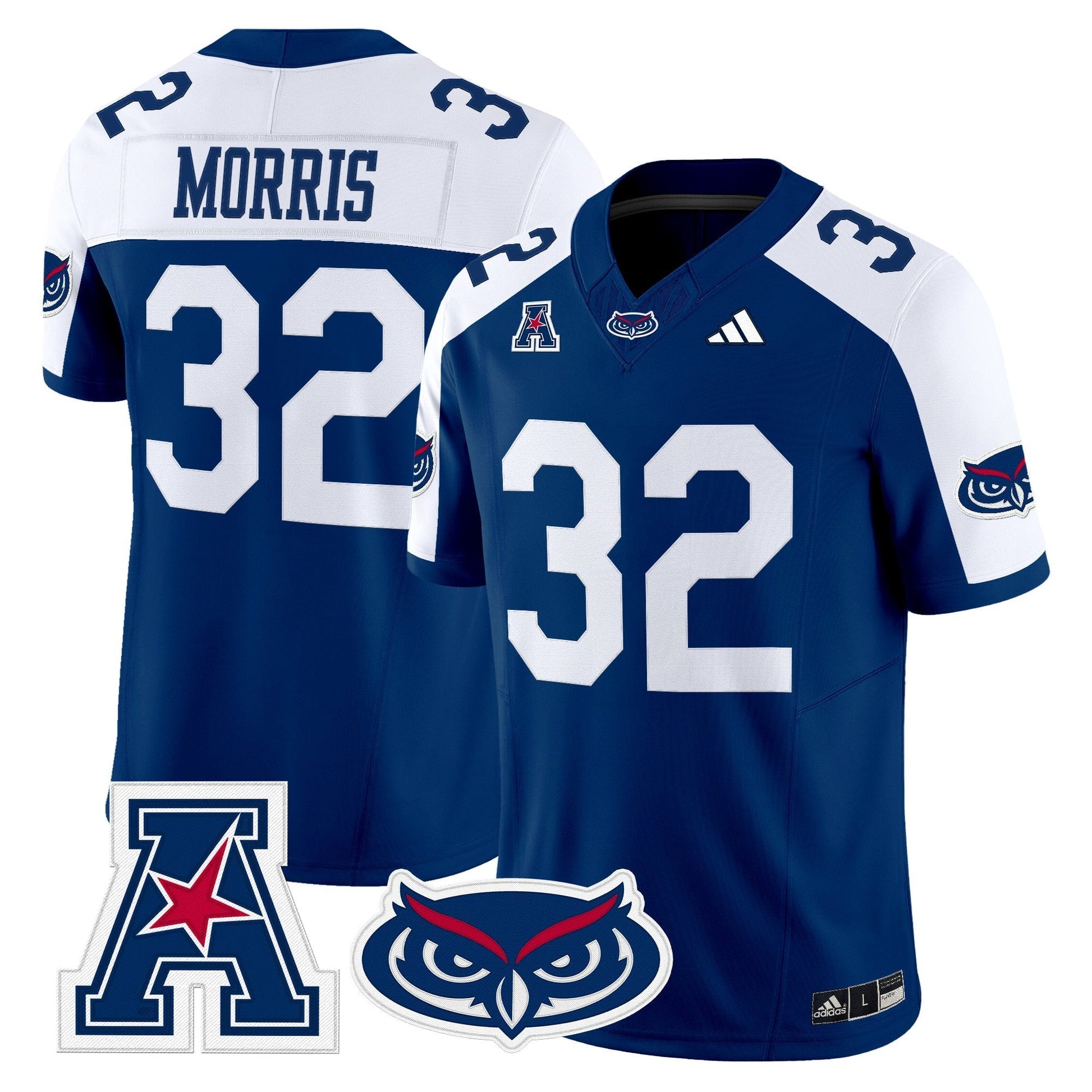 Men's Florida Atlantic Owls 2025 Vapor Limited Jersey - All Stitched