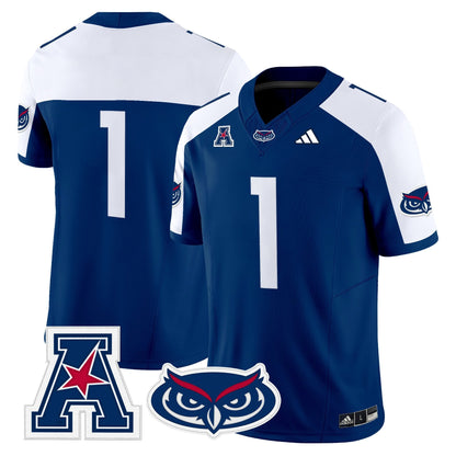 Men's Florida Atlantic Owls 2025 Vapor Limited Jersey - All Stitched