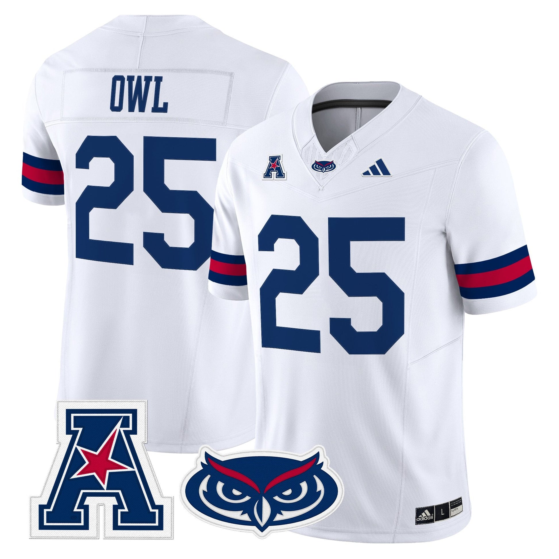 Men's Florida Atlantic Owls 2025 Vapor Limited Jersey - All Stitched