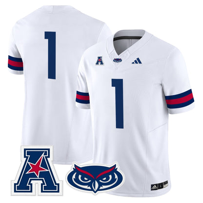 Men's Florida Atlantic Owls 2025 Vapor Limited Jersey - All Stitched