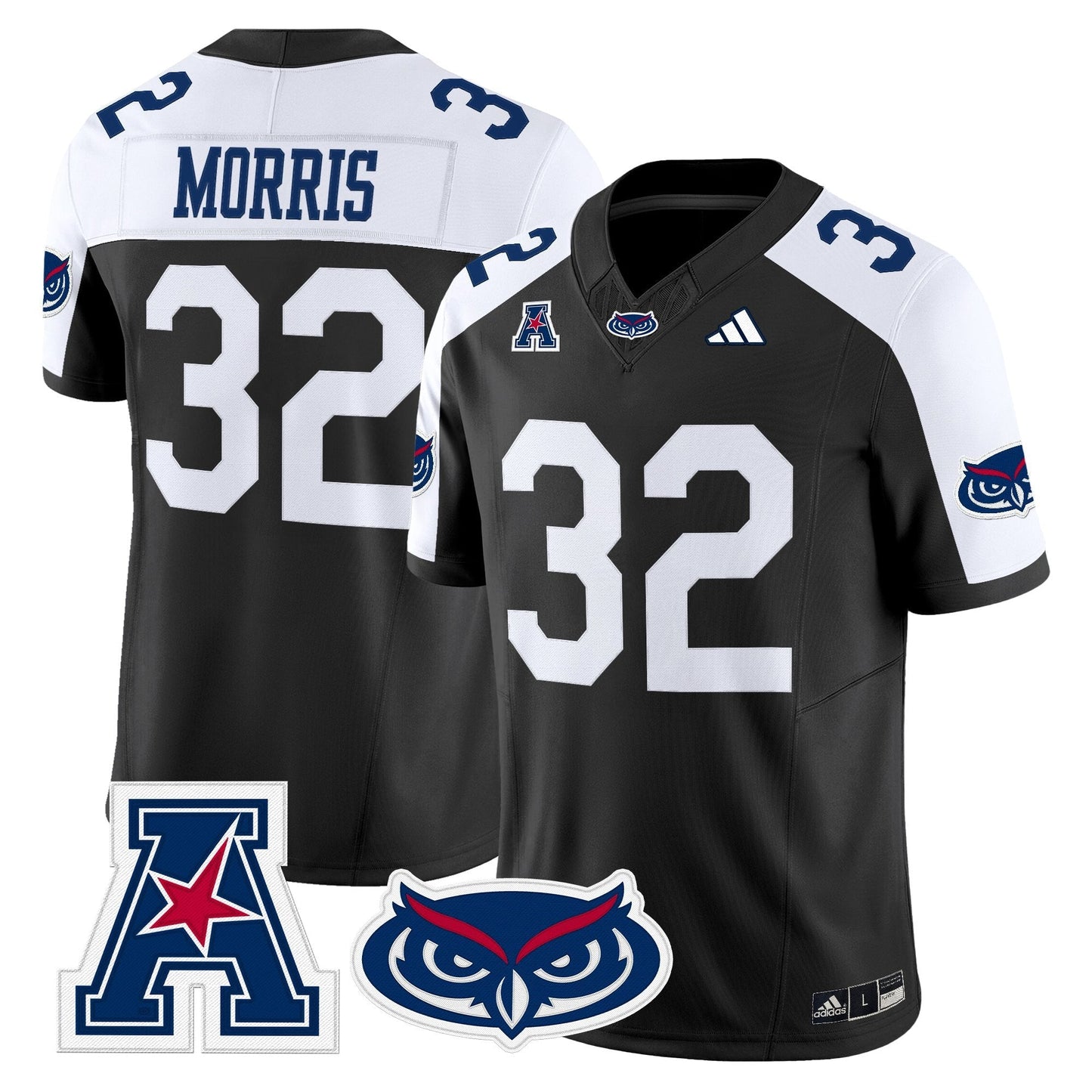 Men's Florida Atlantic Owls 2025 Vapor Limited Jersey - All Stitched