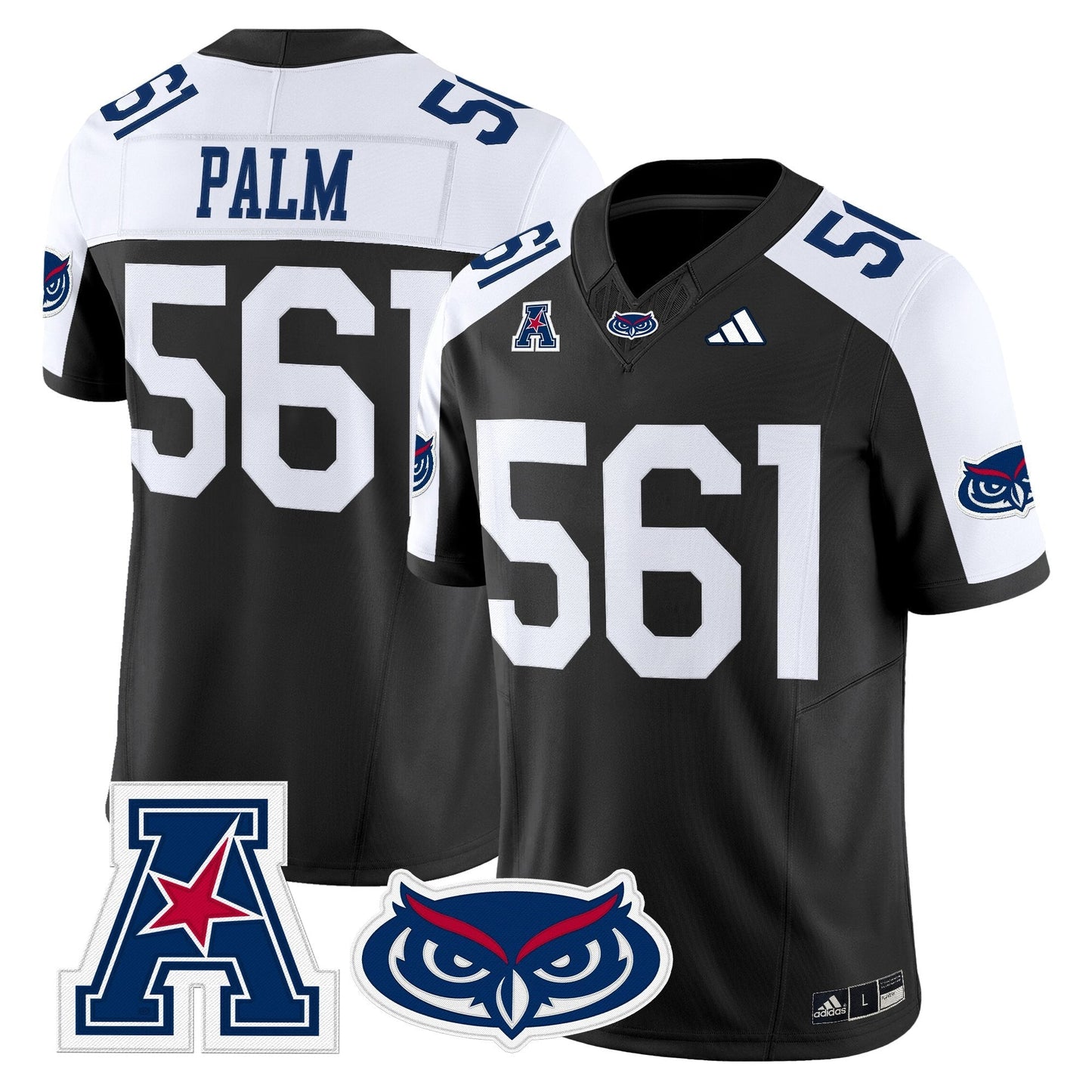 Men's Florida Atlantic Owls 2025 Vapor Limited Jersey - All Stitched