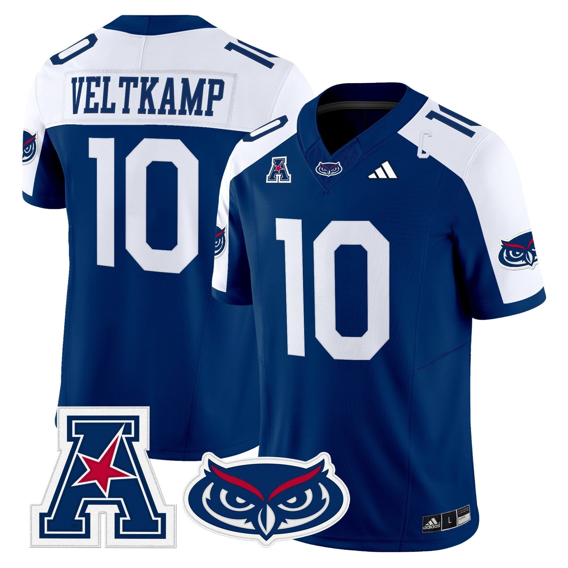 Men's Florida Atlantic Owls 2025 Vapor Limited Jersey - All Stitched