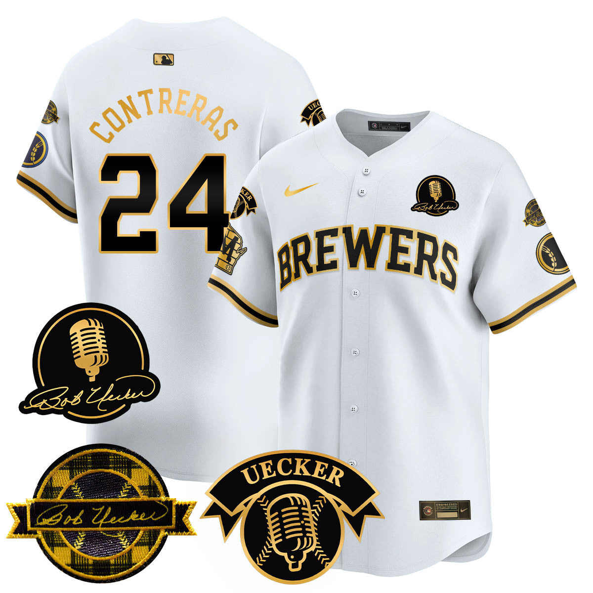 MIL 2025 Limited Jersey - Bob Uecker Patch - All Stitched