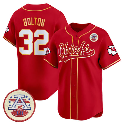 Men's Kansas City Chiefs 2025 Vapor Baseball Jersey - All Stitched
