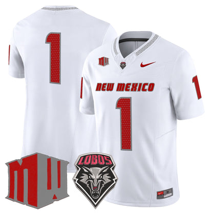 Men's New Mexico Lobos 2025 Vapor Limited Jersey - All Stitched