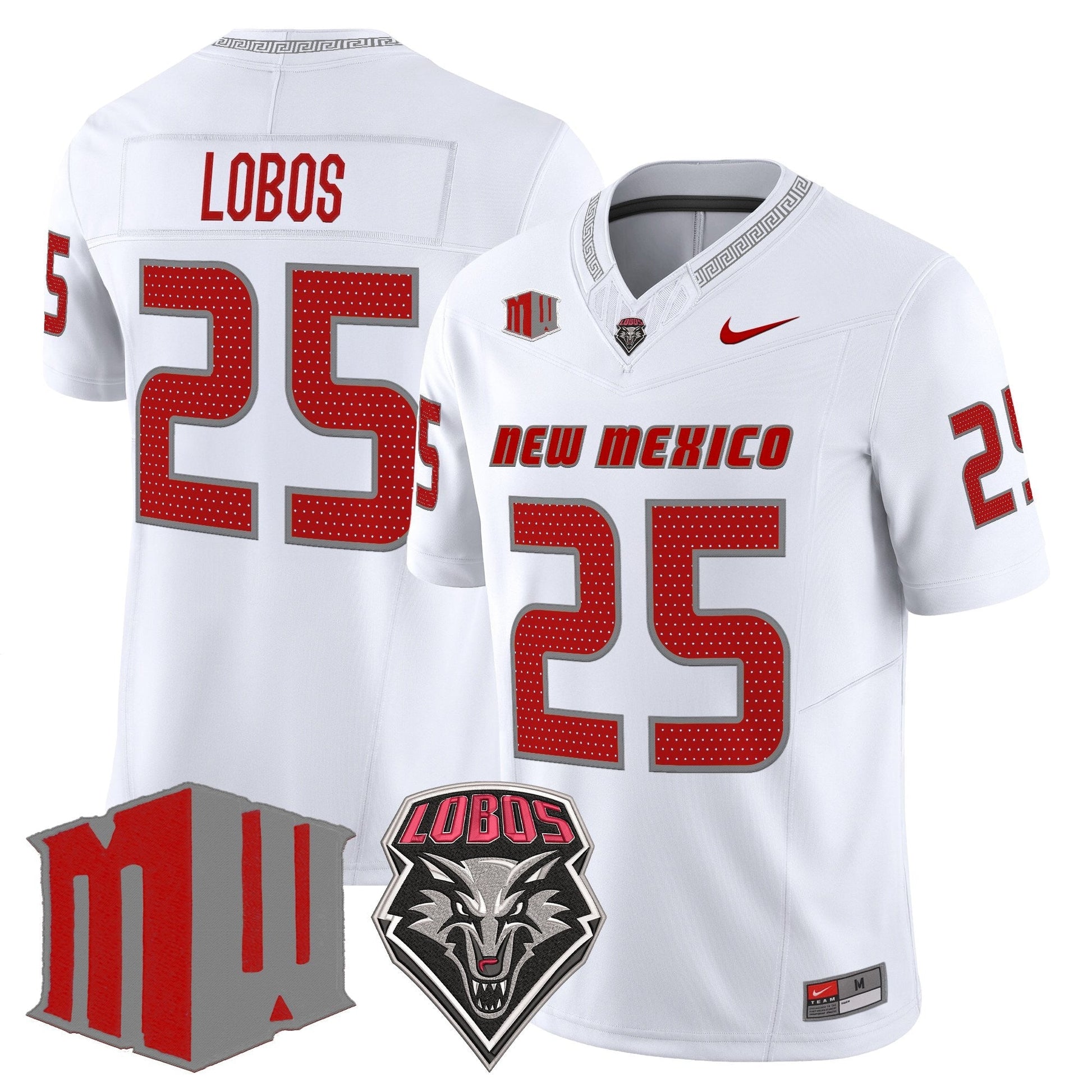 Men's New Mexico Lobos 2025 Vapor Limited Jersey - All Stitched