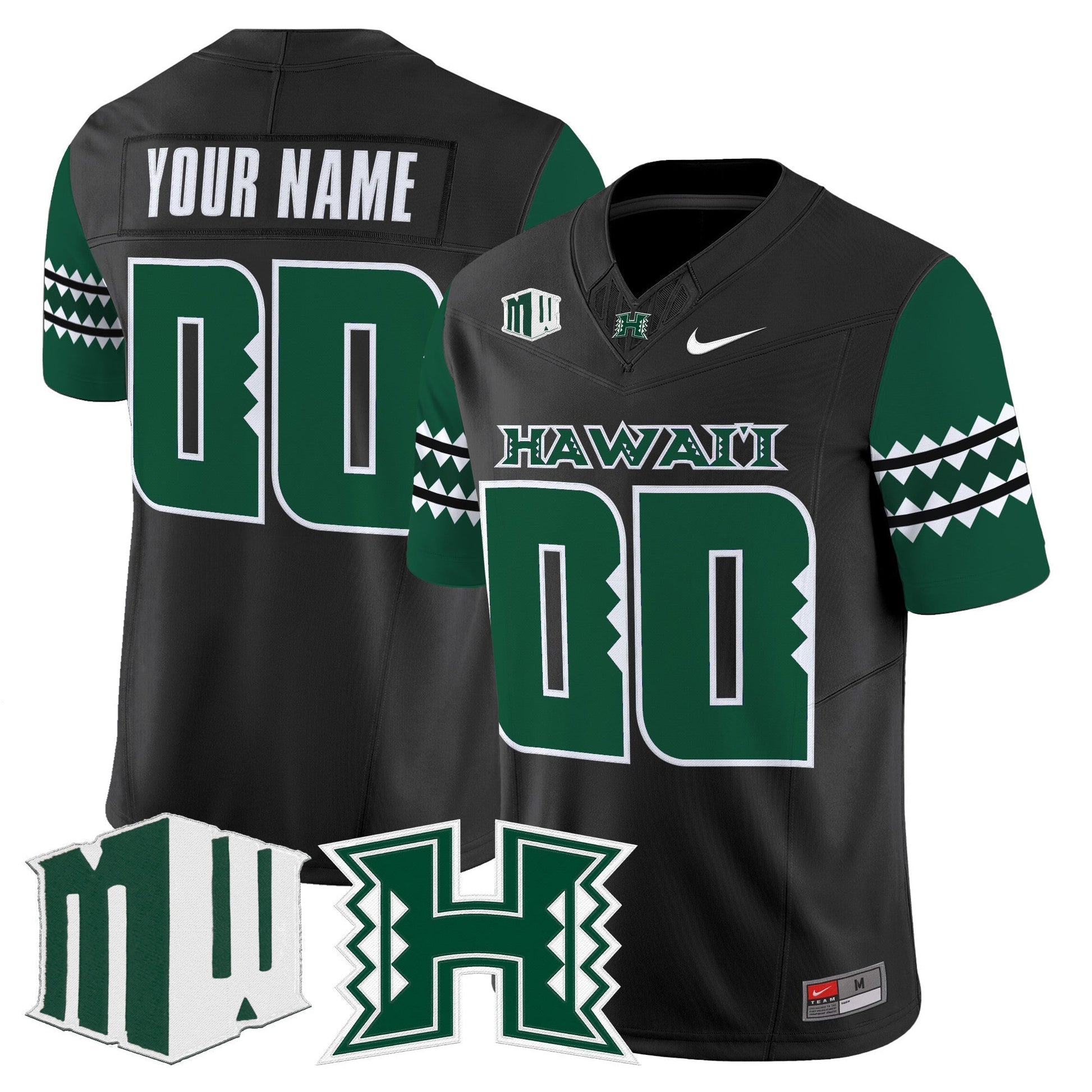 Hawai'i Rainbow Warriors 2025 Vapor Limited Custom Jersey - All Stitched