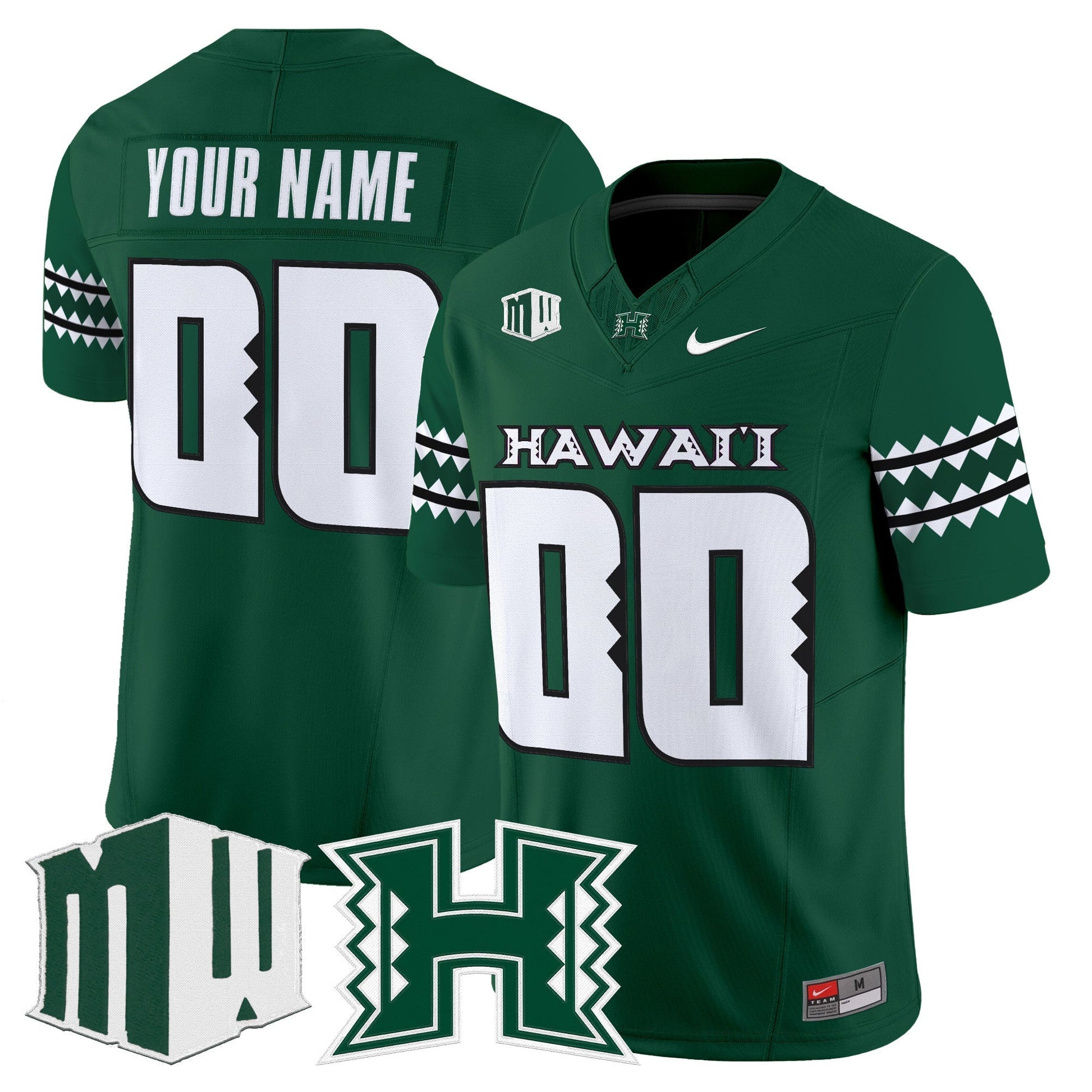 Hawai'i Rainbow Warriors 2025 Vapor Limited Custom Jersey - All Stitched
