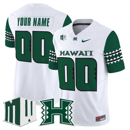 Hawai'i Rainbow Warriors 2025 Vapor Limited Custom Jersey - All Stitched
