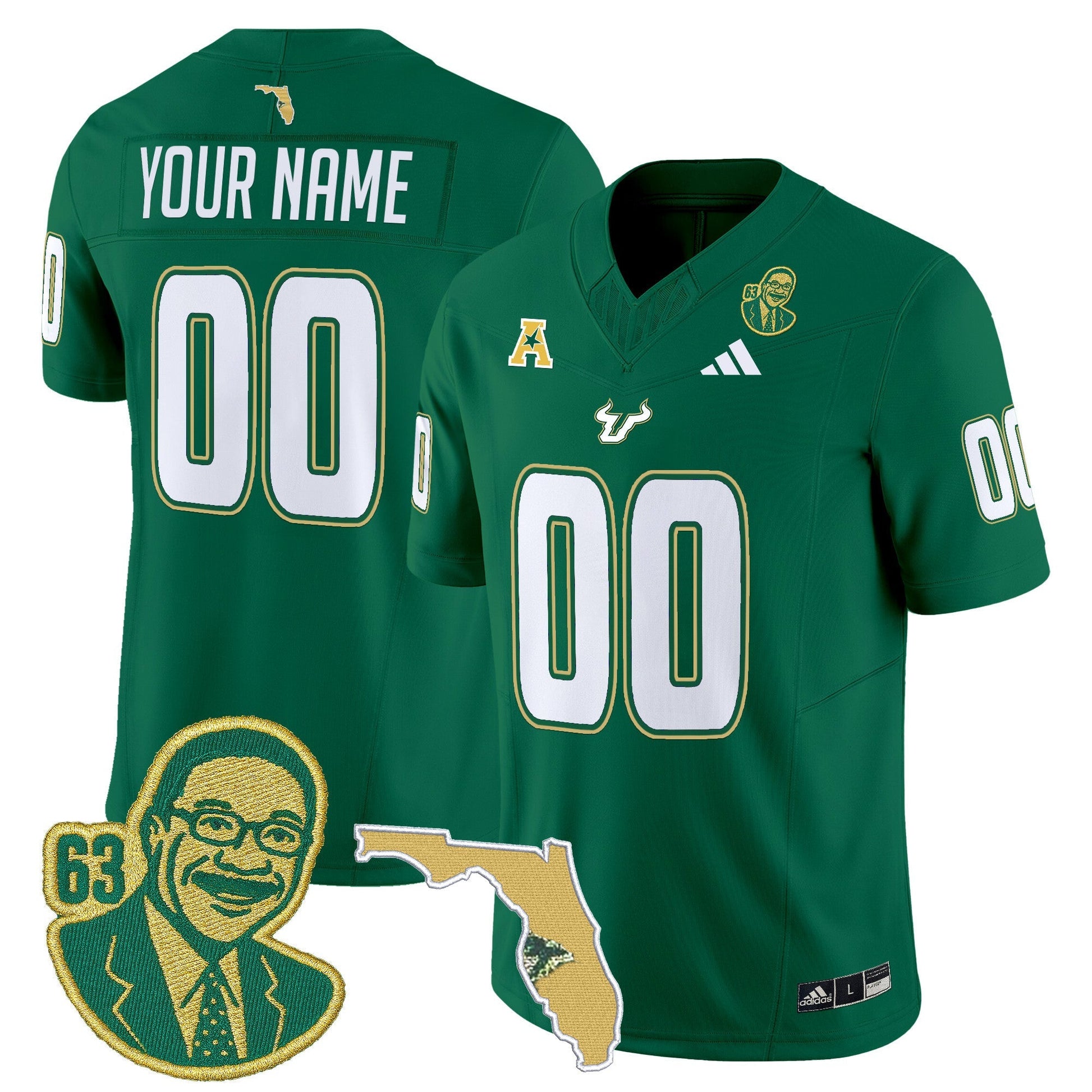 South Florida Bulls 'Lee Roy Selmon Legacy Edition' Vapor Limited Custom Jersey - All Stitched