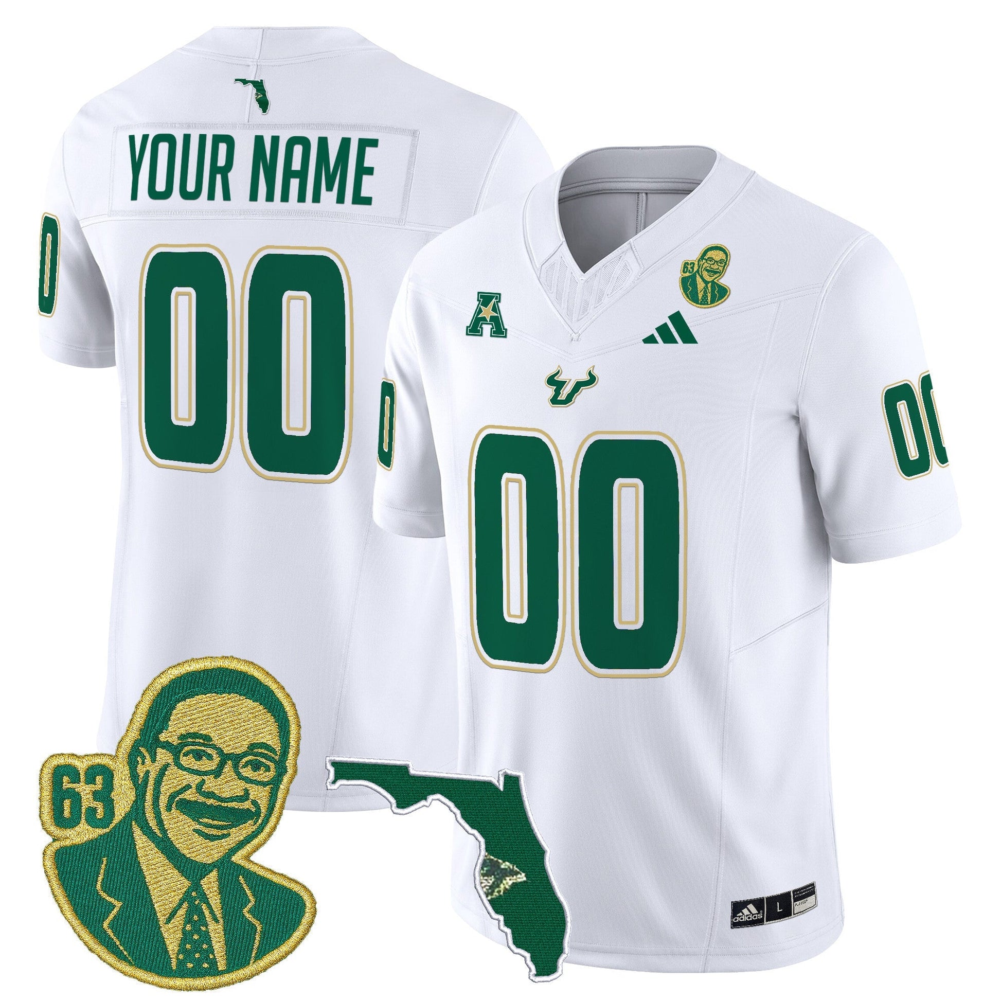 South Florida Bulls 'Lee Roy Selmon Legacy Edition' Vapor Limited Custom Jersey - All Stitched