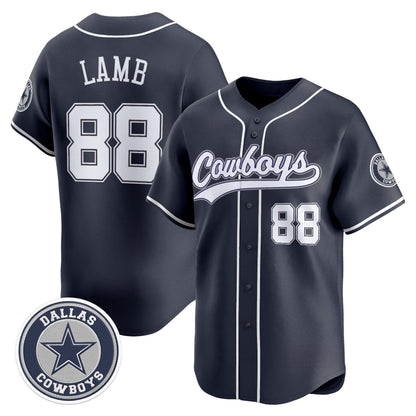 Men's Dallas Cowboys Vapor Baseball Jersey - All Stitched