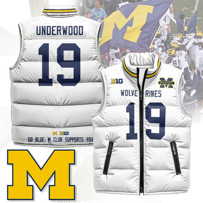 MICH Unisex Puffer Vest