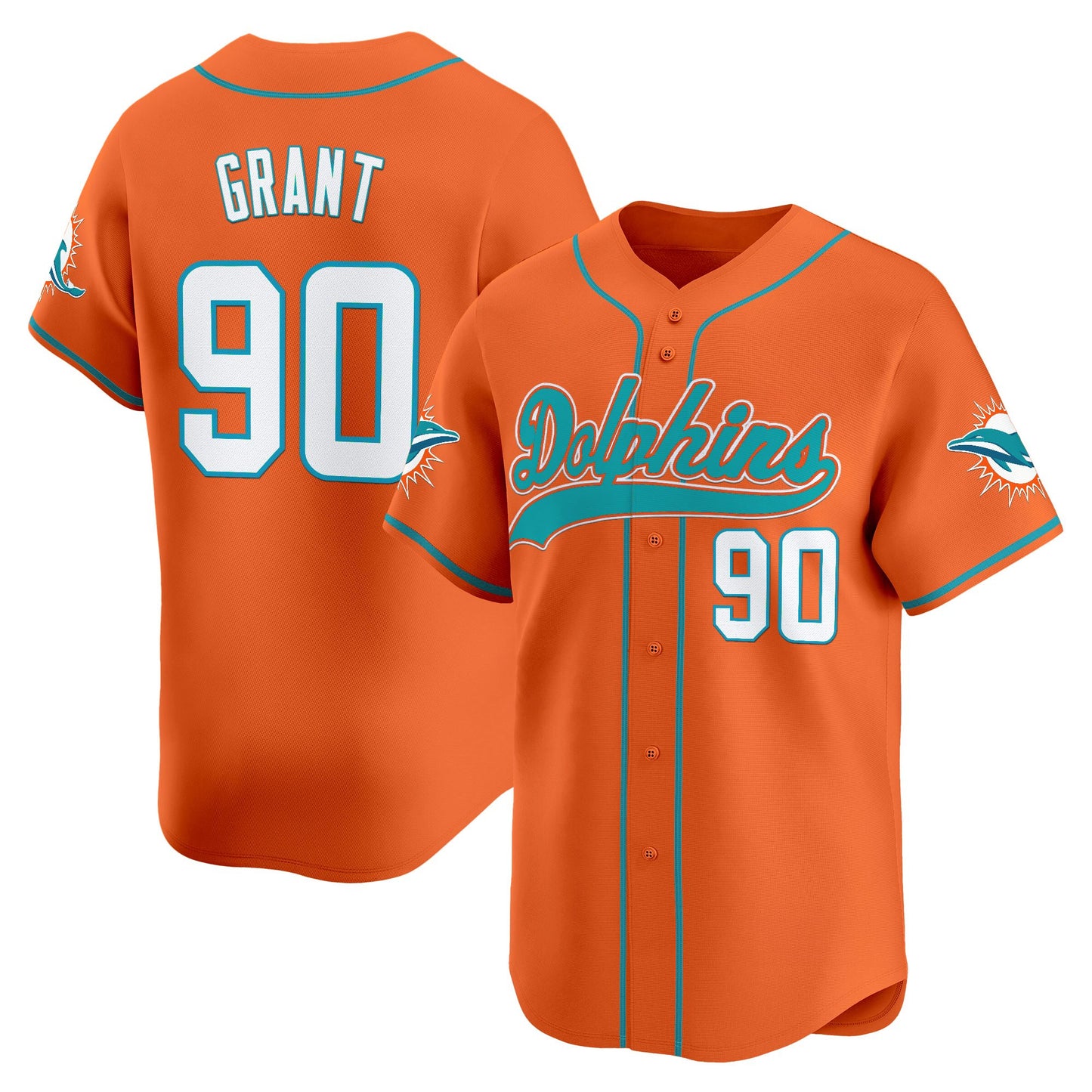 Men's Miami Dolphins 2025 Vapor Baseball Jersey - All Stitched