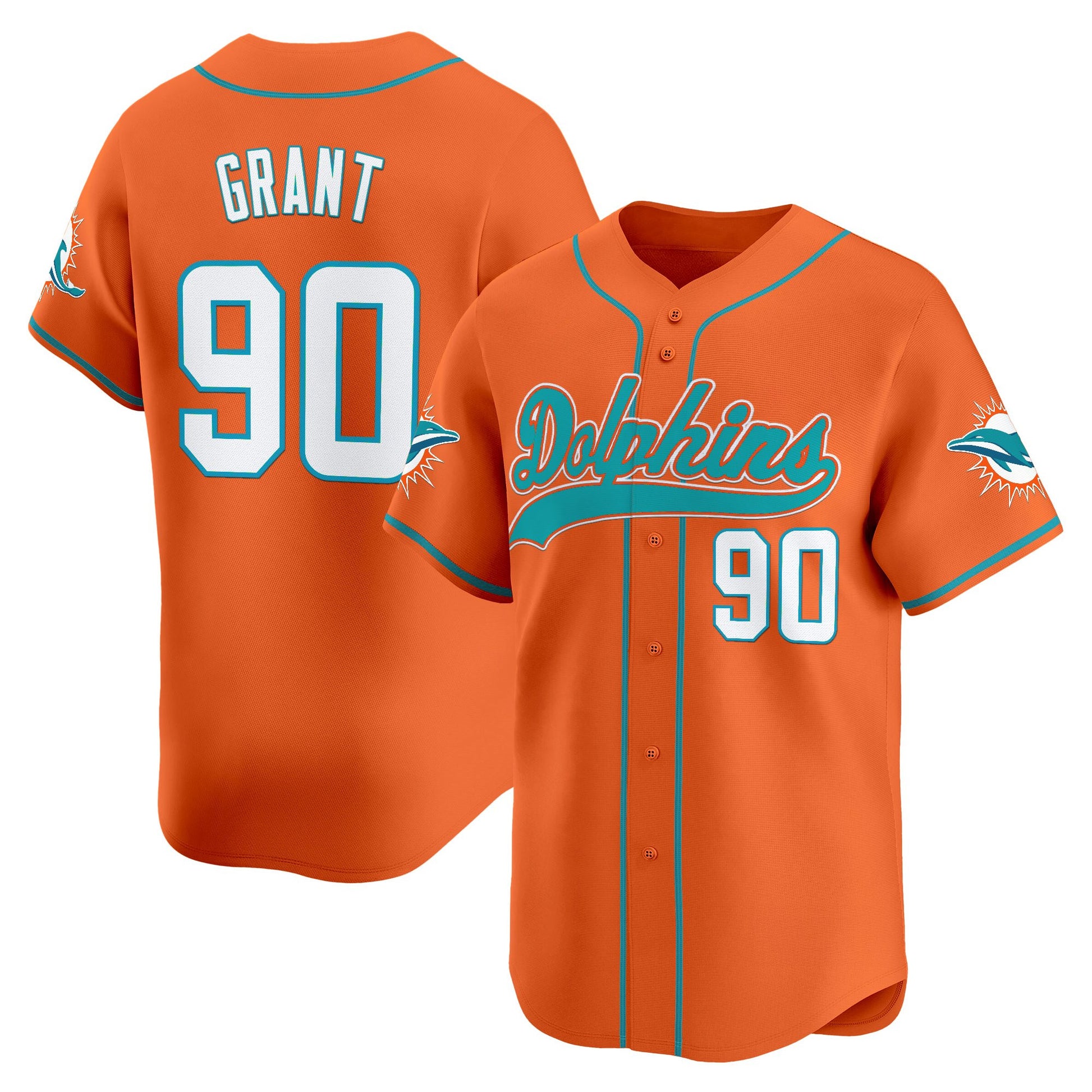 Men's Miami Dolphins 2025 Vapor Baseball Jersey - All Stitched