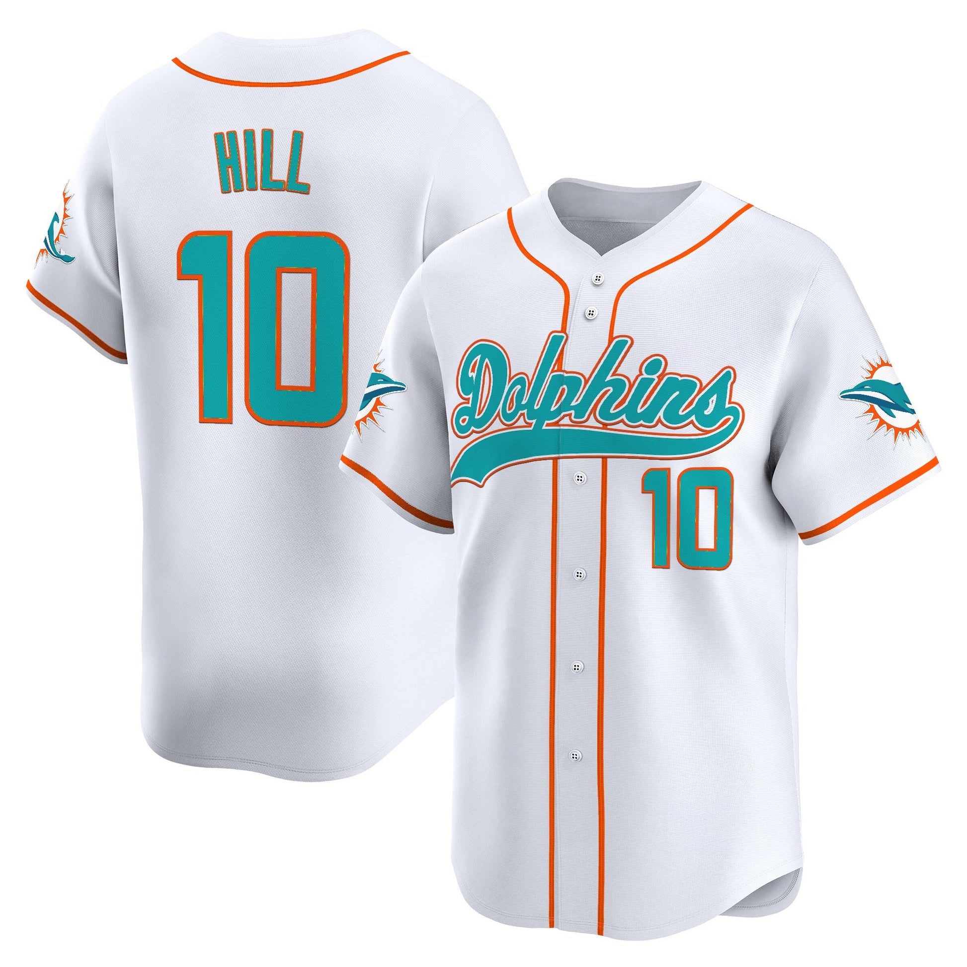Men's Miami Dolphins 2025 Vapor Baseball Jersey - All Stitched