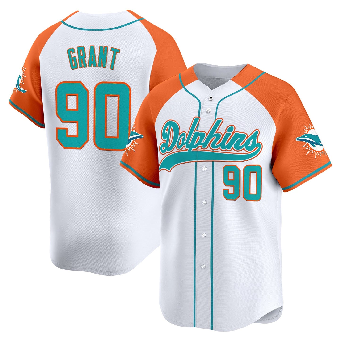 Men's Miami Dolphins 2025 Vapor Baseball Jersey - All Stitched