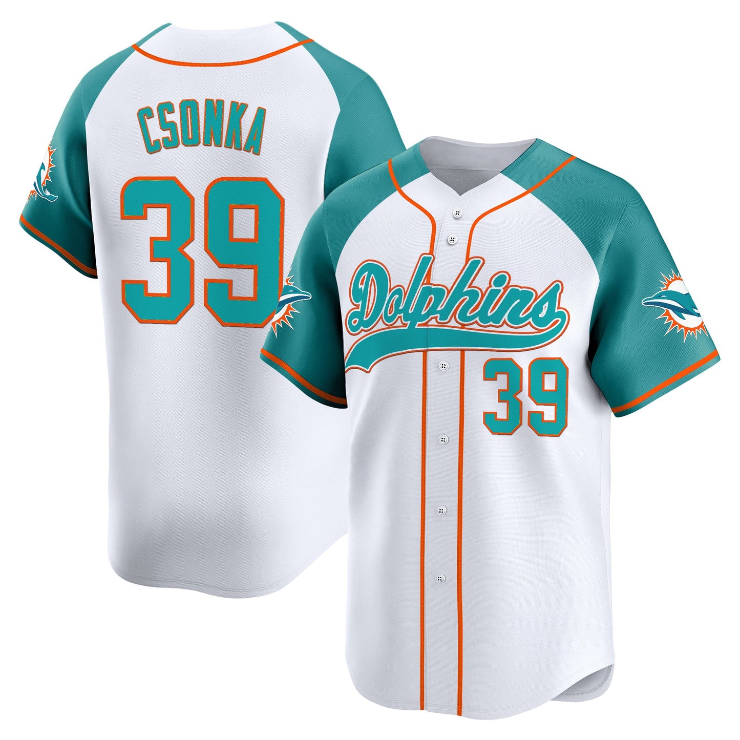 Men's Miami Dolphins 2025 Vapor Baseball Jersey - All Stitched