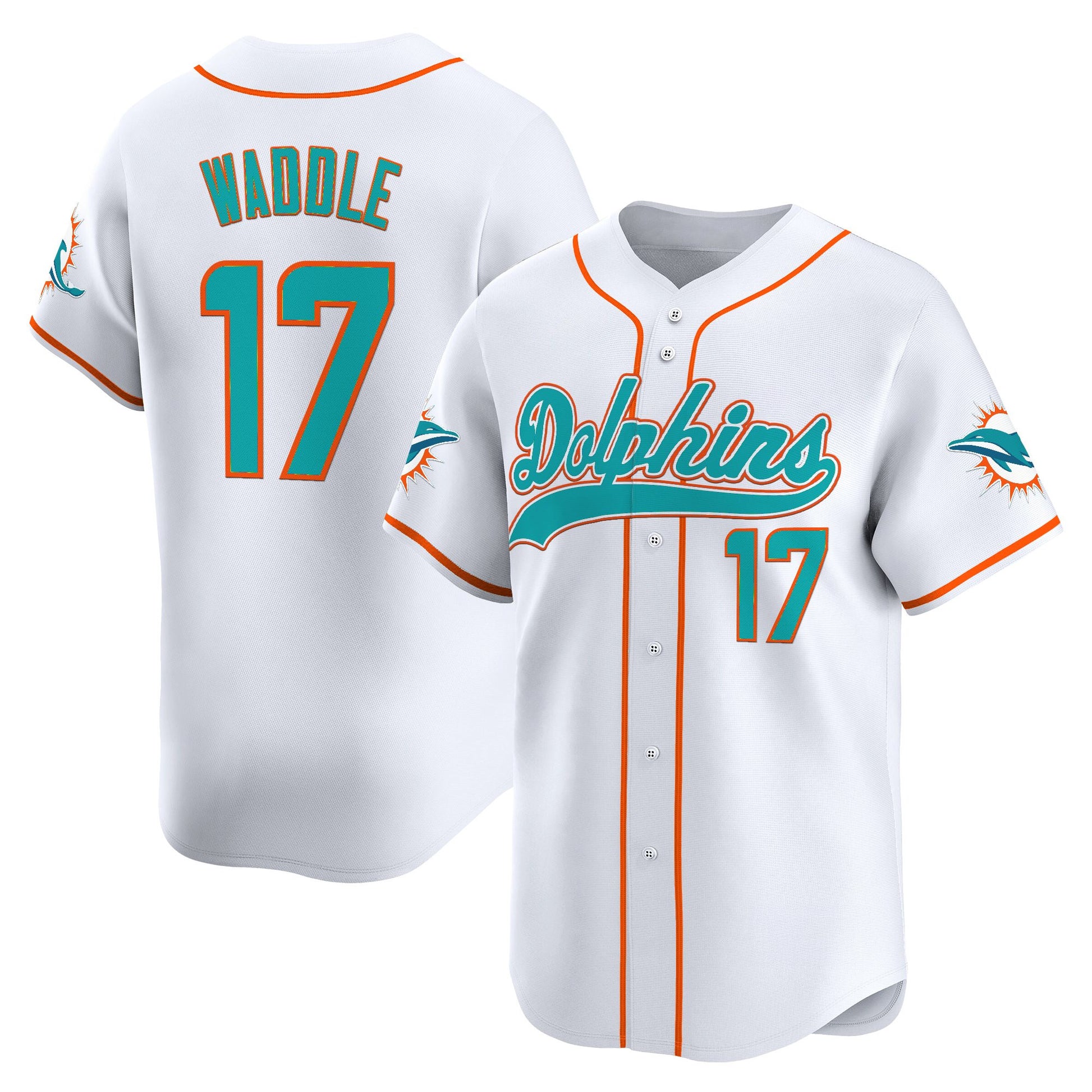 Men's Miami Dolphins 2025 Vapor Baseball Jersey - All Stitched
