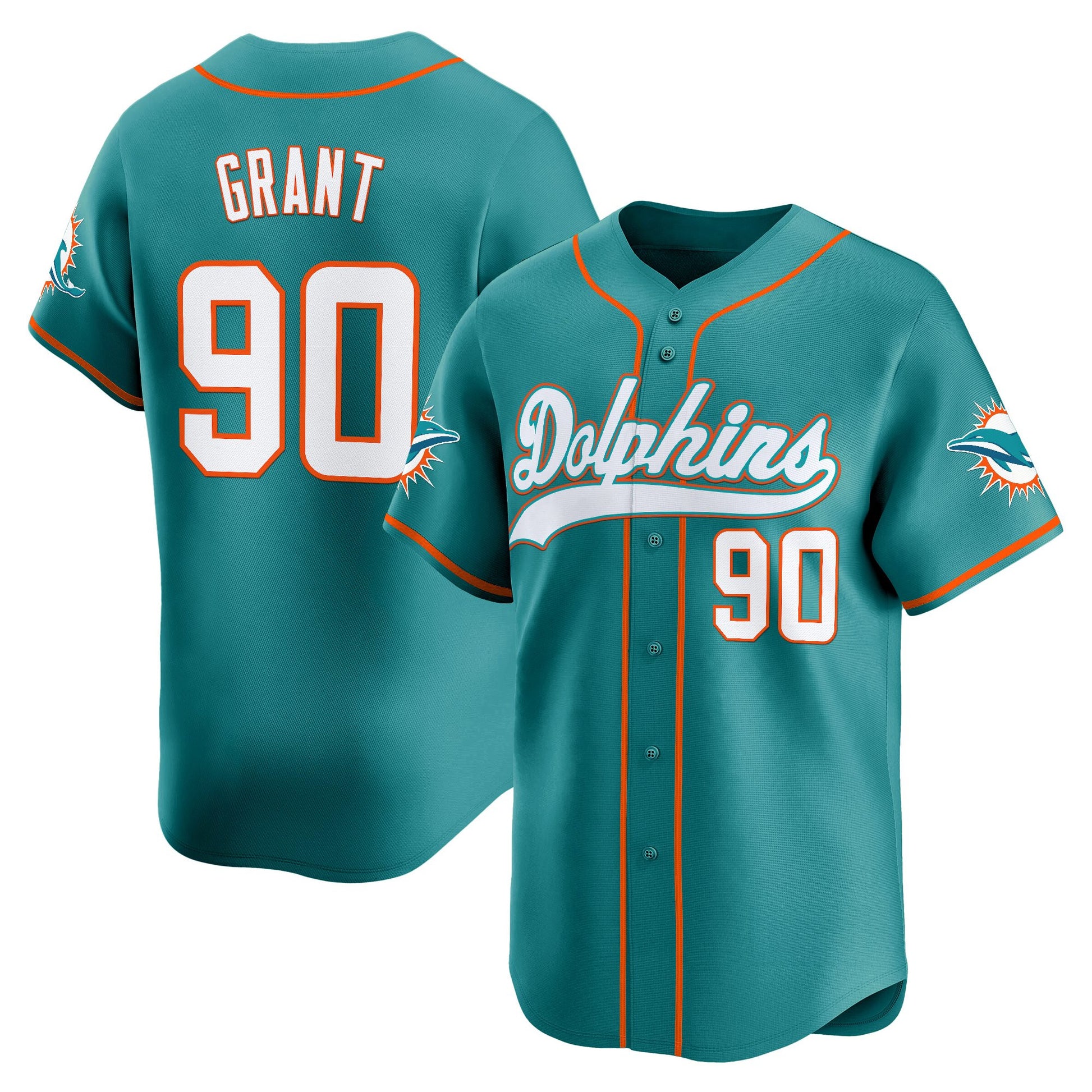 Men's Miami Dolphins 2025 Vapor Baseball Jersey - All Stitched