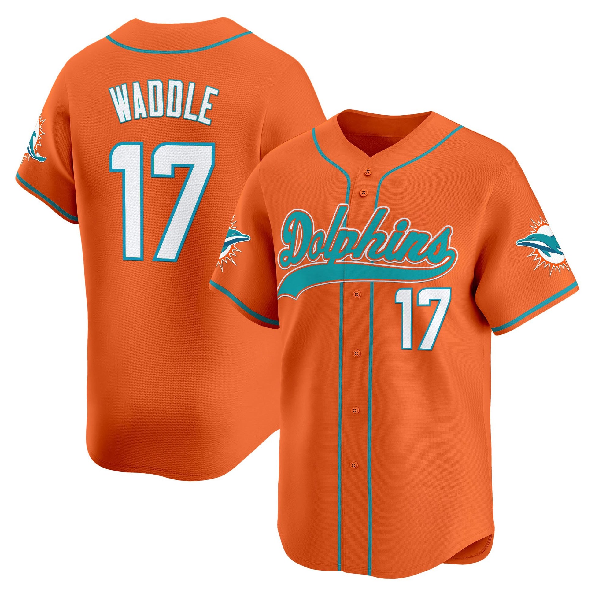 Men's Miami Dolphins 2025 Vapor Baseball Jersey - All Stitched