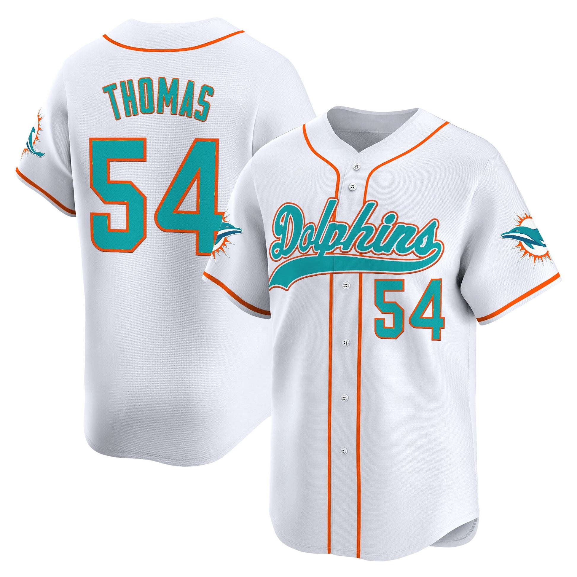 Men's Miami Dolphins 2025 Vapor Baseball Jersey - All Stitched
