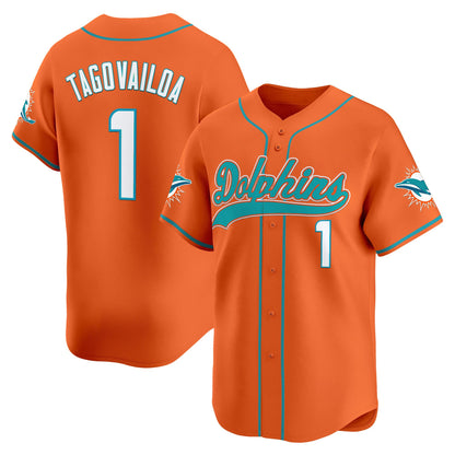 Men's Miami Dolphins 2025 Vapor Baseball Jersey - All Stitched