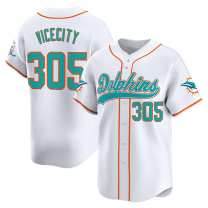 Men's Miami Dolphins 2025 Vapor Baseball Jersey - All Stitched