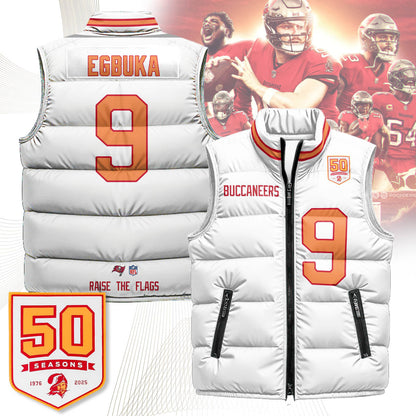 Tampa Bay Buccaneers Unisex Puffer Vest