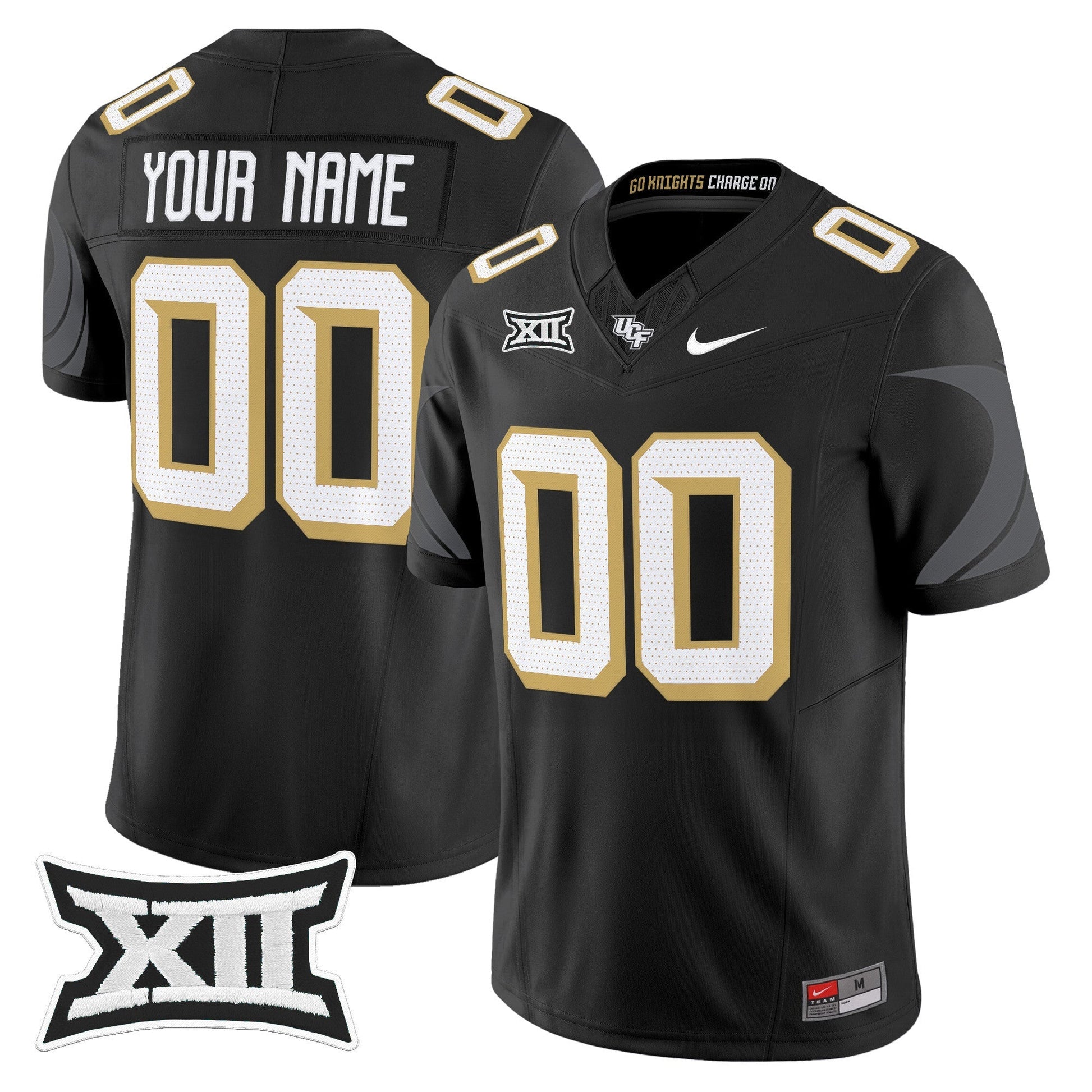UCF Knights 2025 Vapor Limited Custom Jersey - All Stitched