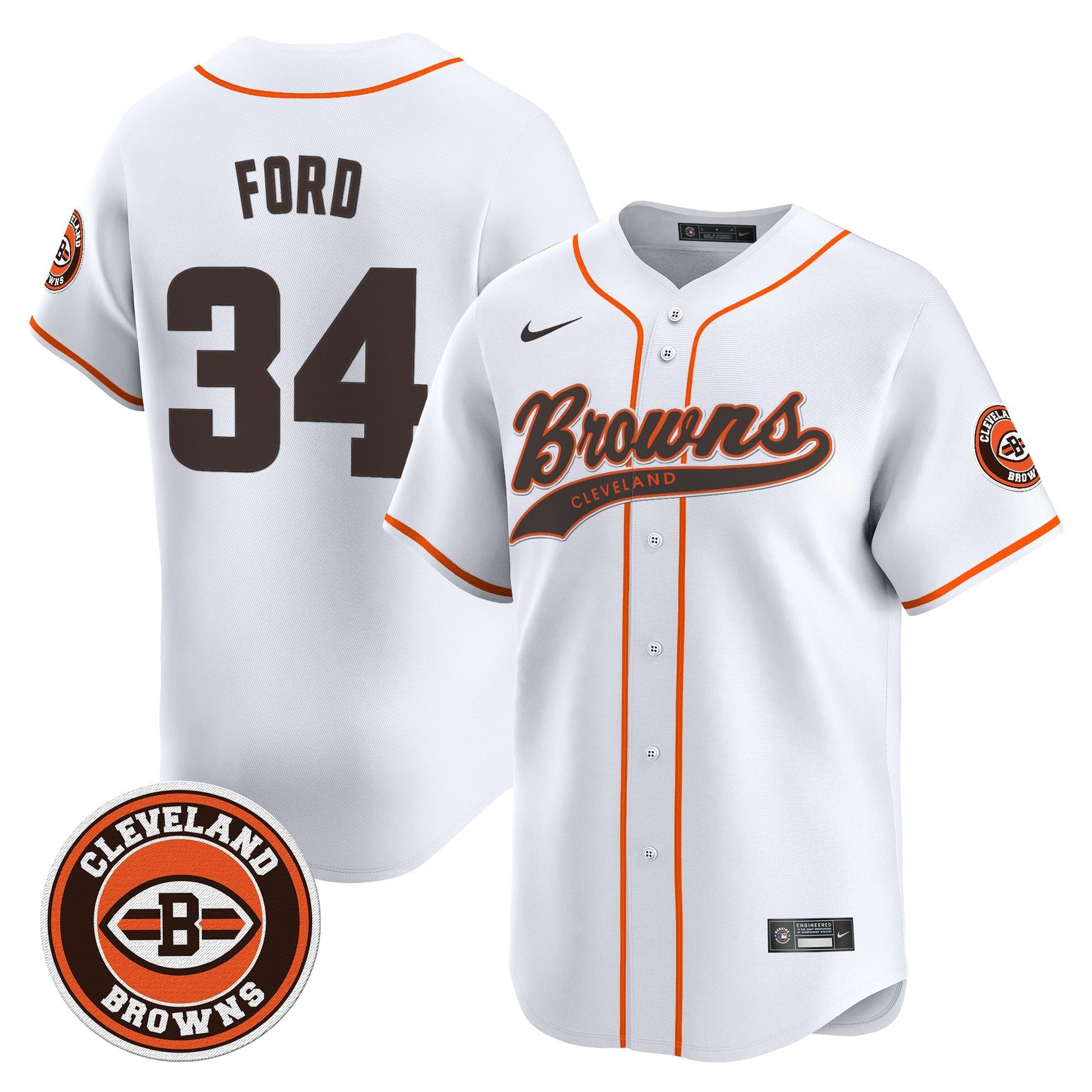 Men's Cleveland Browns 2025 Vapor Premier Limited Jersey - All Stitched