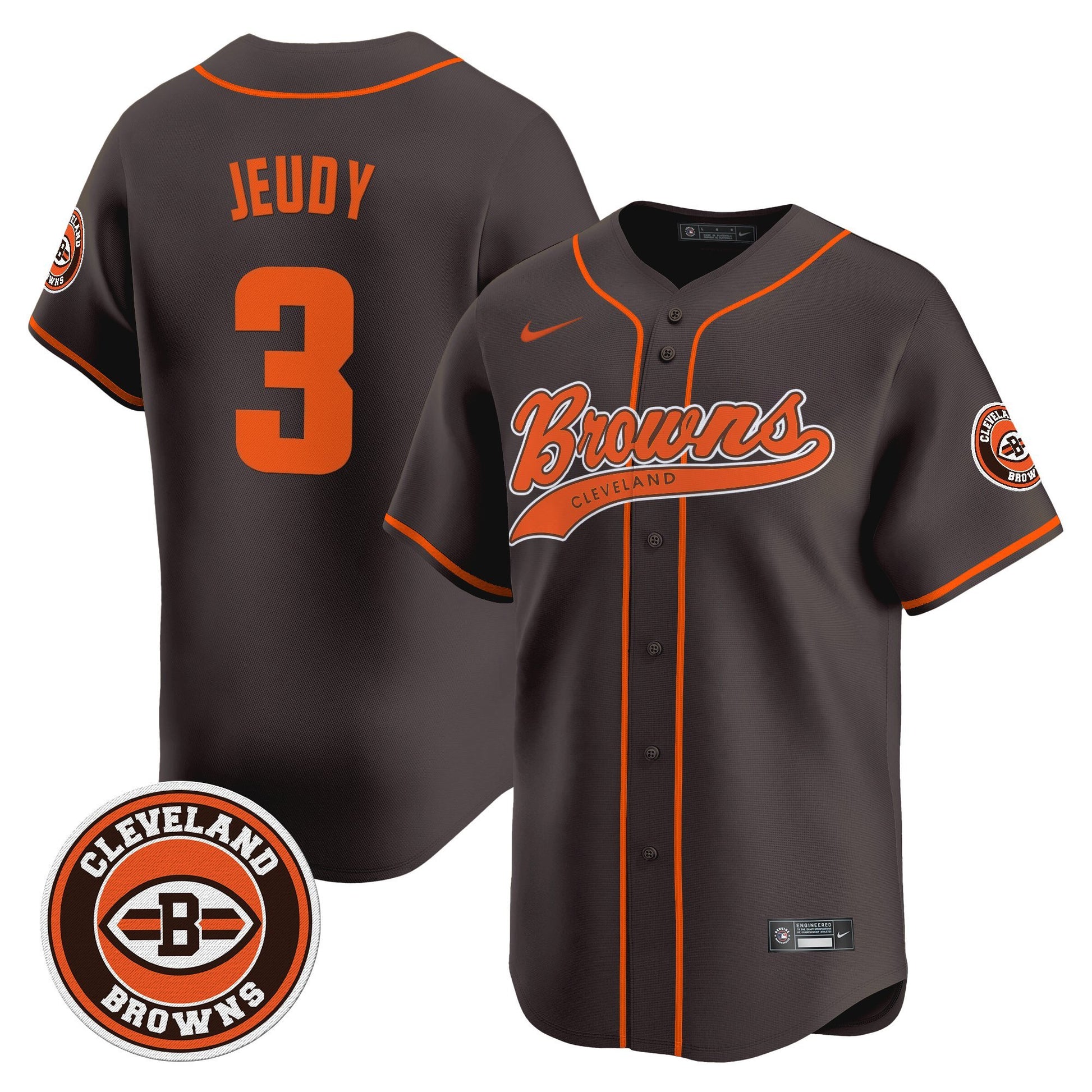 Men's Cleveland Browns 2025 Vapor Premier Limited Jersey - All Stitched