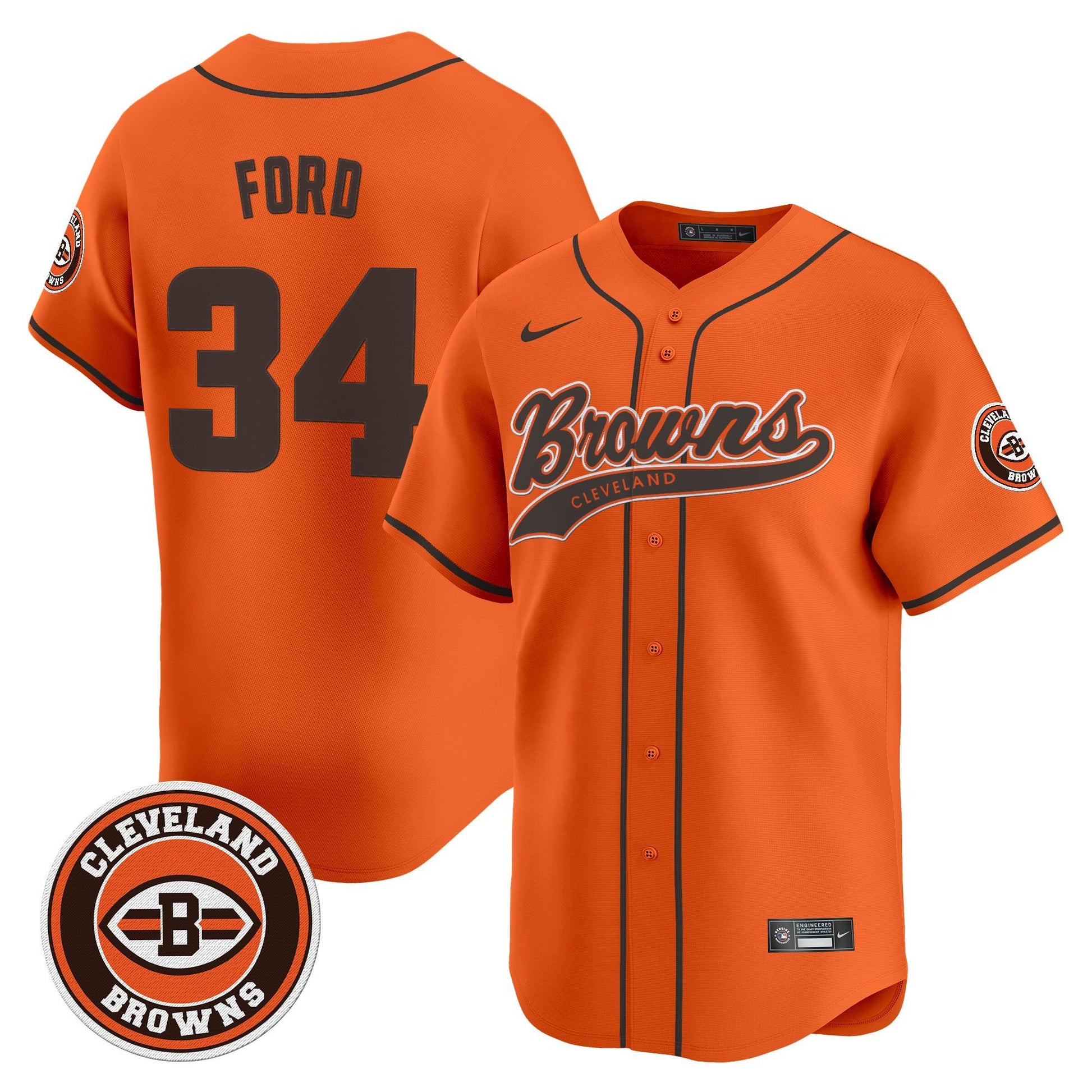Men's Cleveland Browns 2025 Vapor Premier Limited Jersey - All Stitched