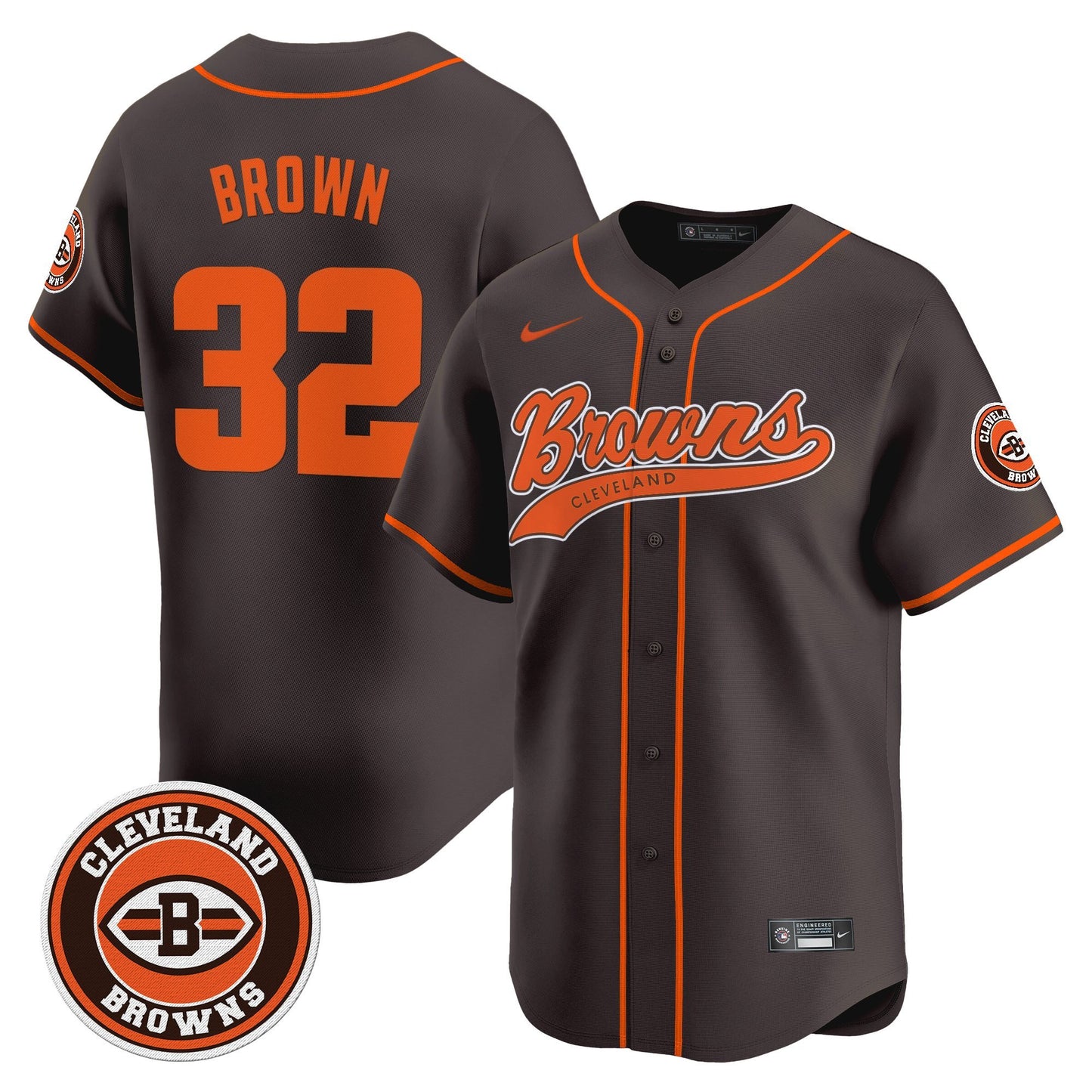 Men's Cleveland Browns 2025 Vapor Premier Limited Jersey - All Stitched