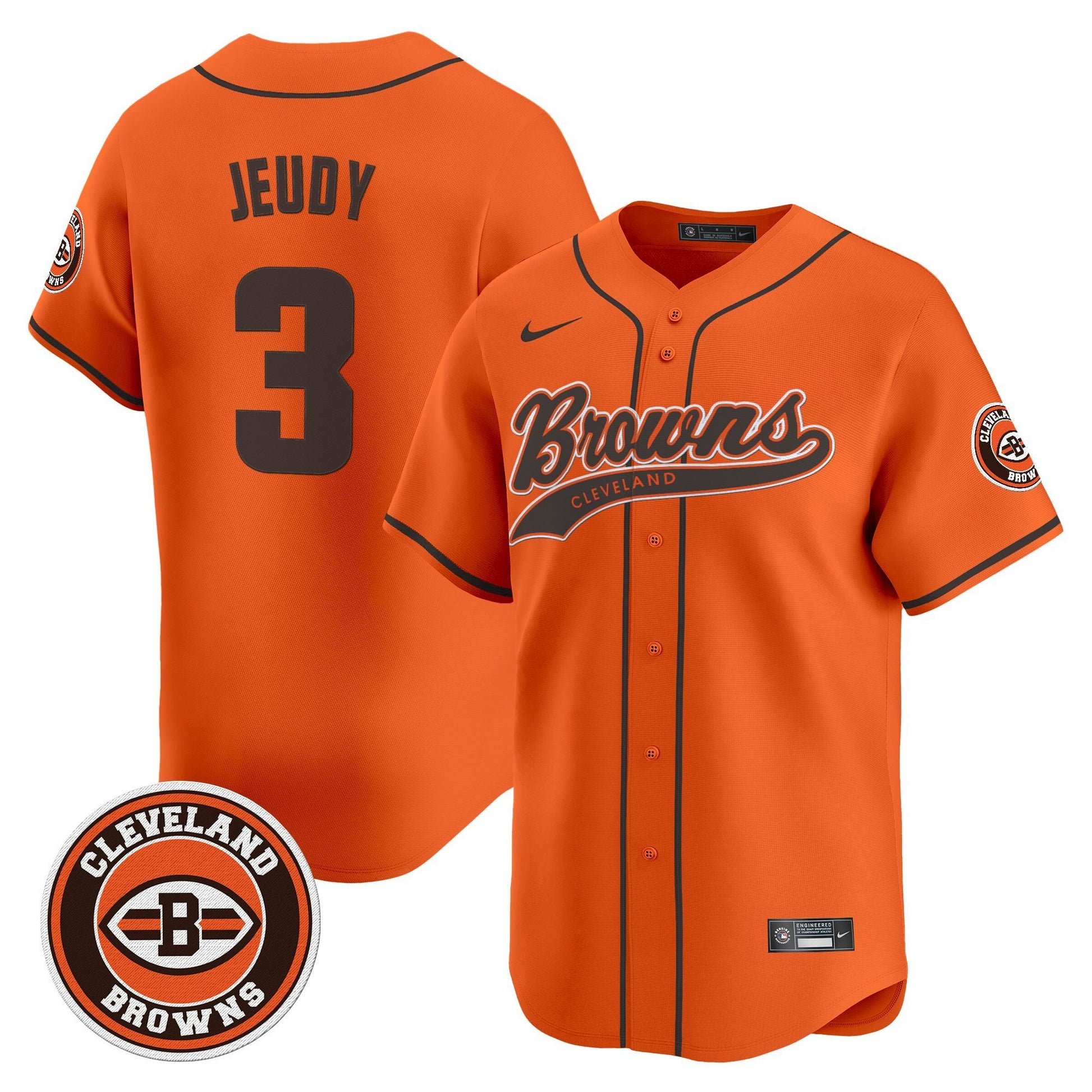 Men's Cleveland Browns 2025 Vapor Premier Limited Jersey - All Stitched