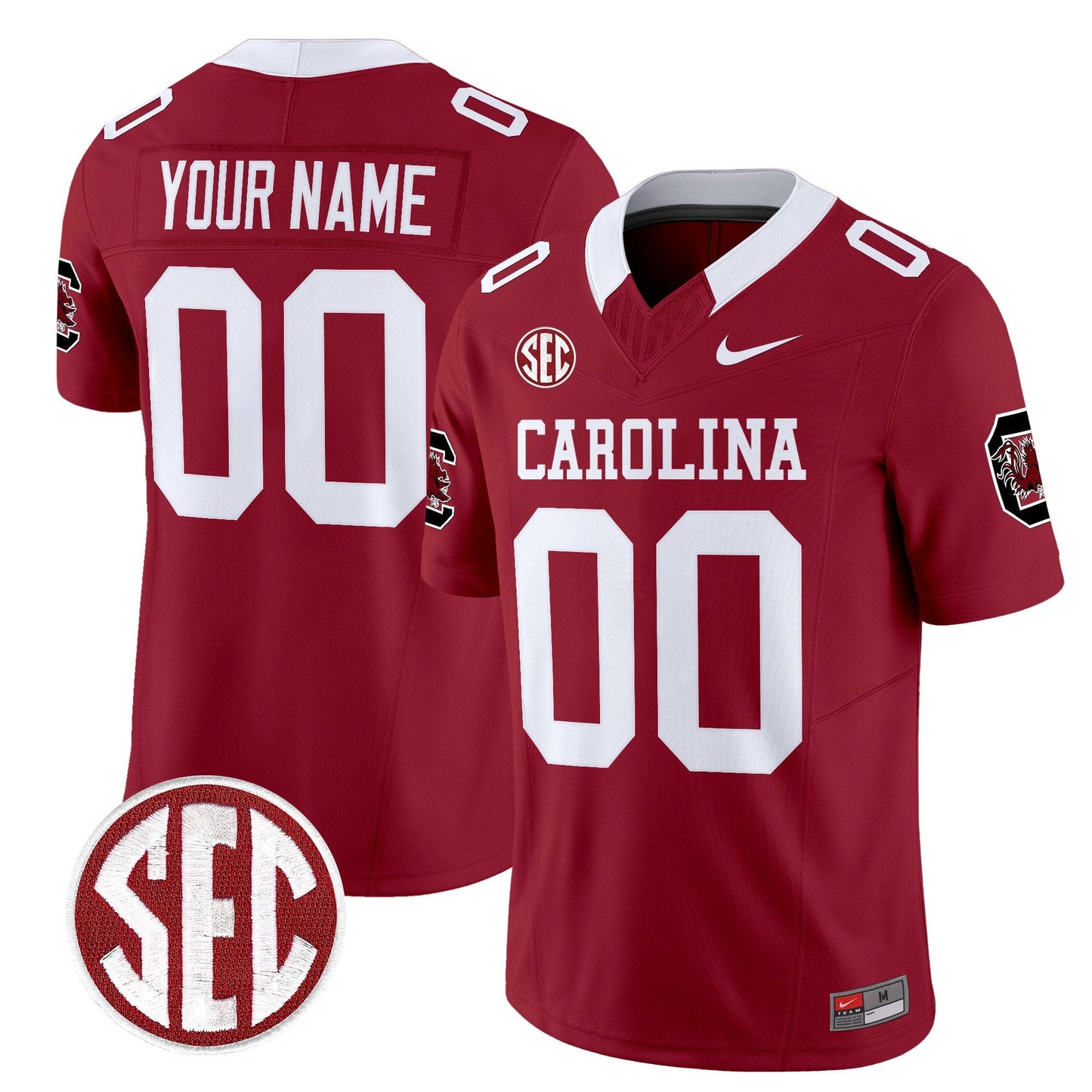 South Carolina Gamecocks 1980 Throwback Vapor Limited Custom Jersey – Rebrand 2026 – All Stitched