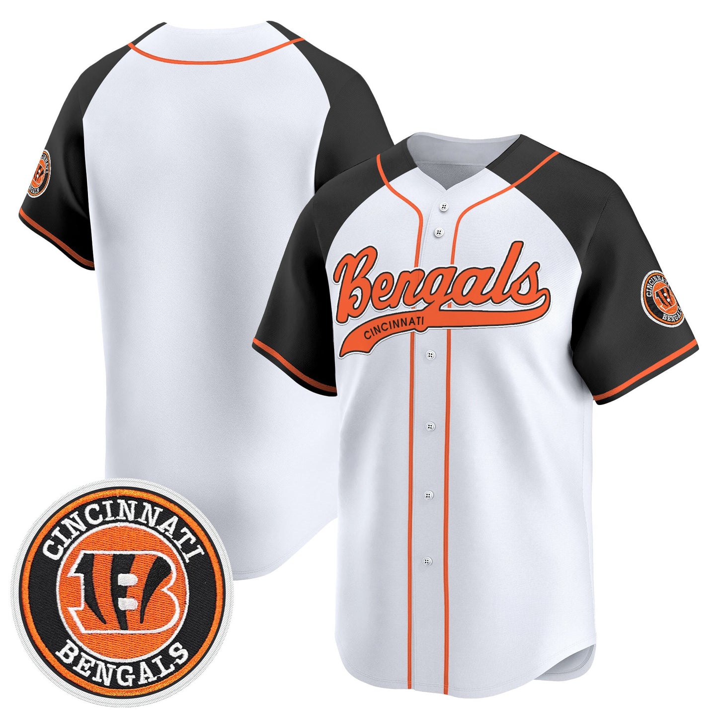 Men's Cincinnati Bengals 2025 Vapor Limited Baseball Jersey - All Stitched
