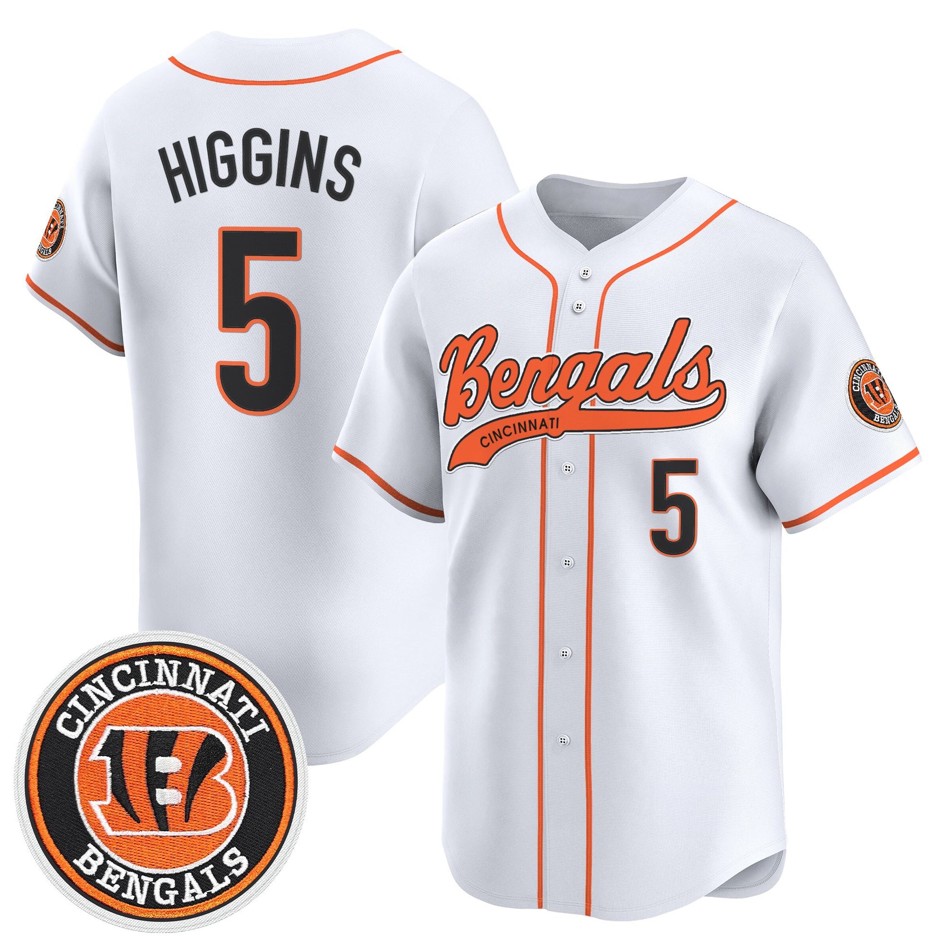 Men's Cincinnati Bengals 2025 Vapor Limited Baseball Jersey - All Stitched