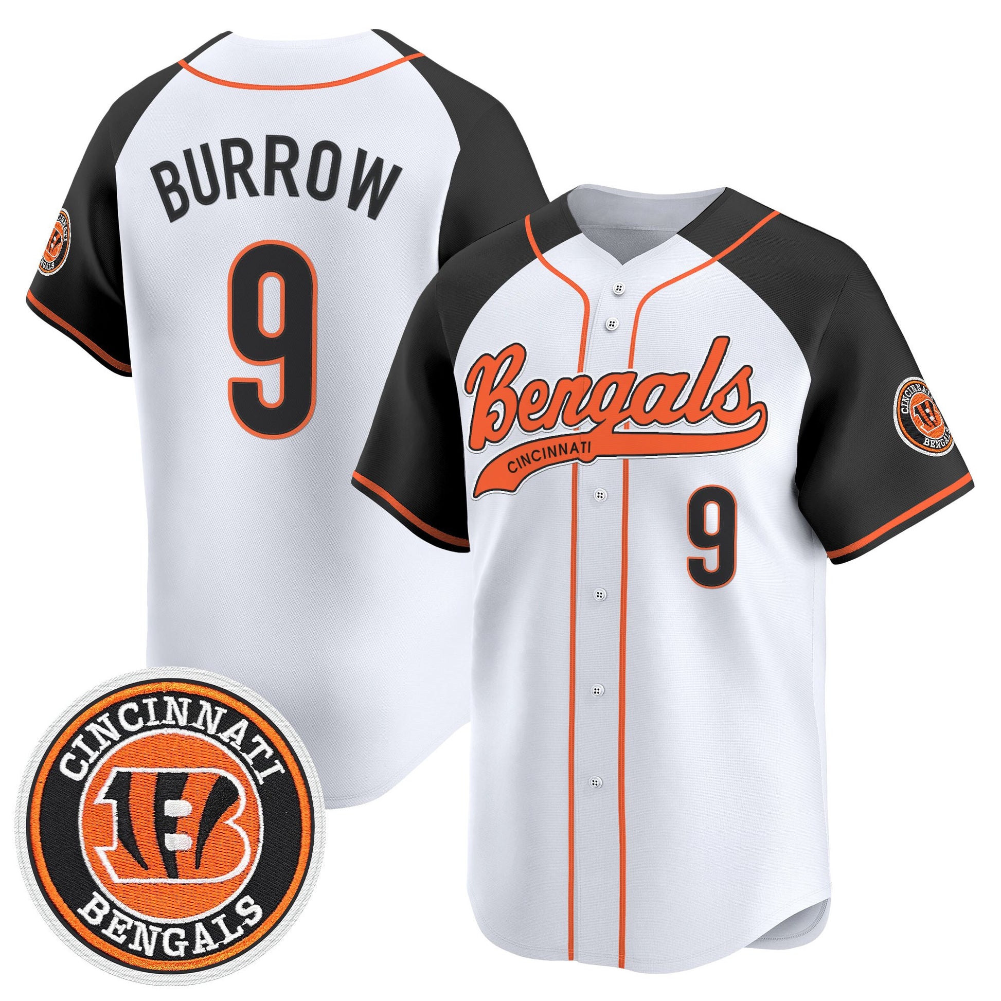 Men's Cincinnati Bengals 2025 Vapor Limited Baseball Jersey - All Stitched