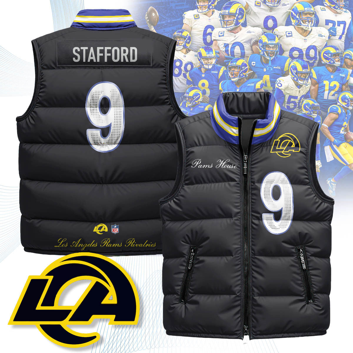 Los Angeles Rams Rivalry Series Puffer Vest