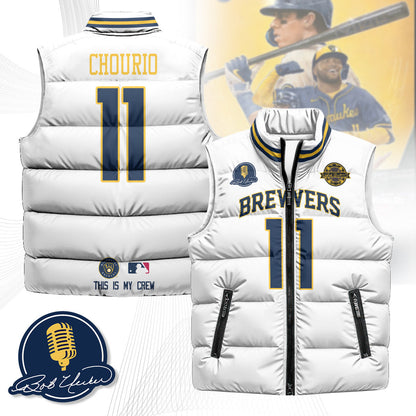 Milwaukee Brewers Unisex Puffer Vest