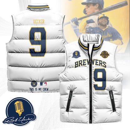 Milwaukee Brewers Unisex Puffer Vest
