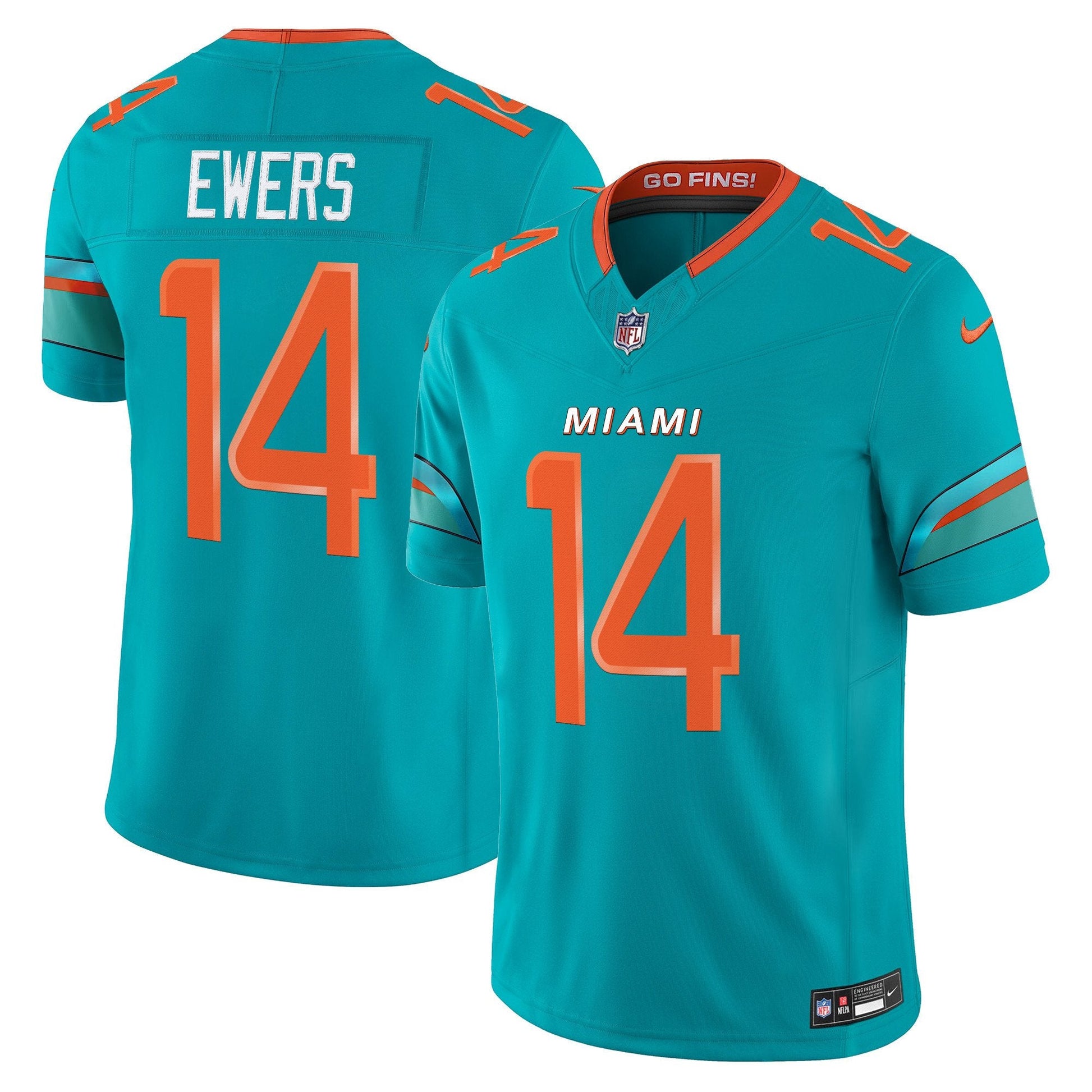 Men's Miami Dolphins 2025 "Rivalries" Vapor Limited Jersey - All Stitched