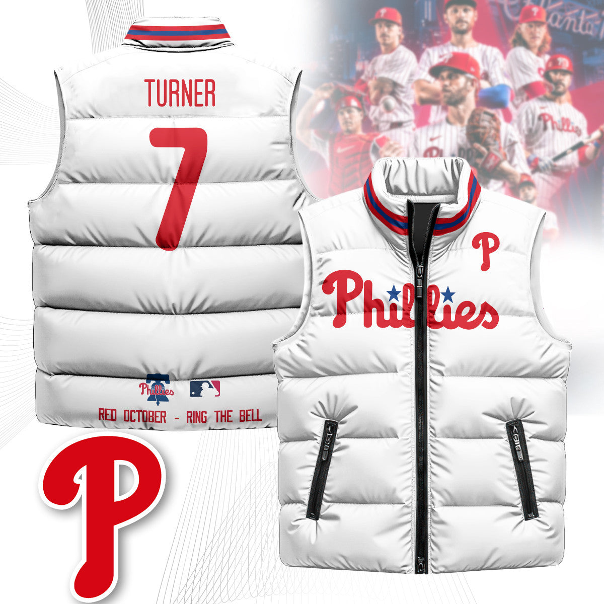 Philadelphia Phillies Unisex Puffer Vest