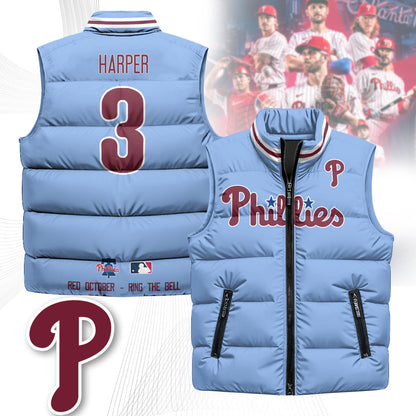 Philadelphia Phillies Unisex Puffer Vest