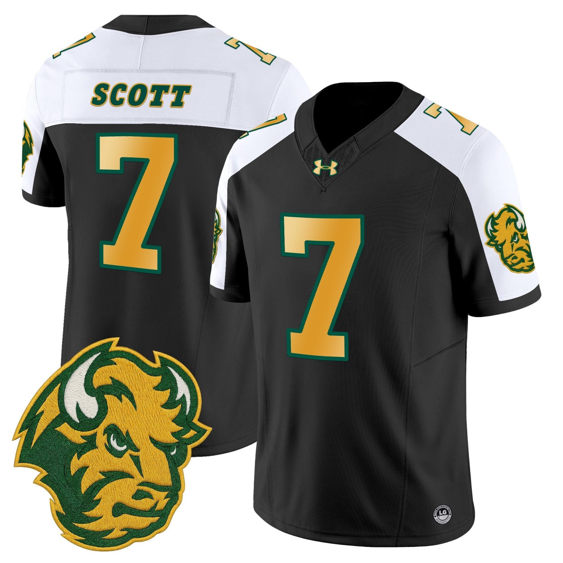 Men's North Dakota State Bison Vapor Limited Jersey - All Stitched