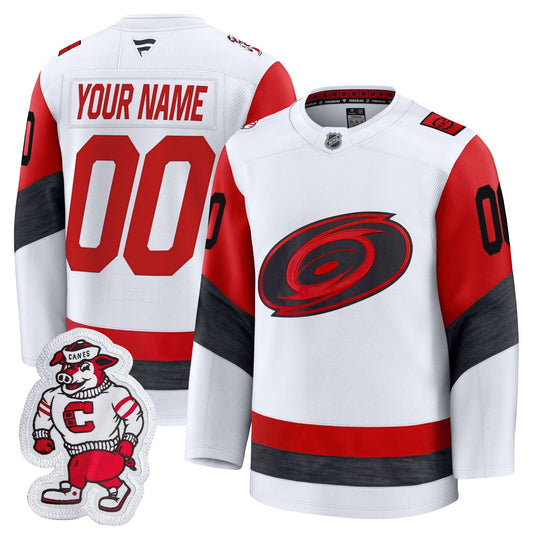 Carolina Hurricanes 2025 - 26 Premium Custom Jersey - All Stitched
