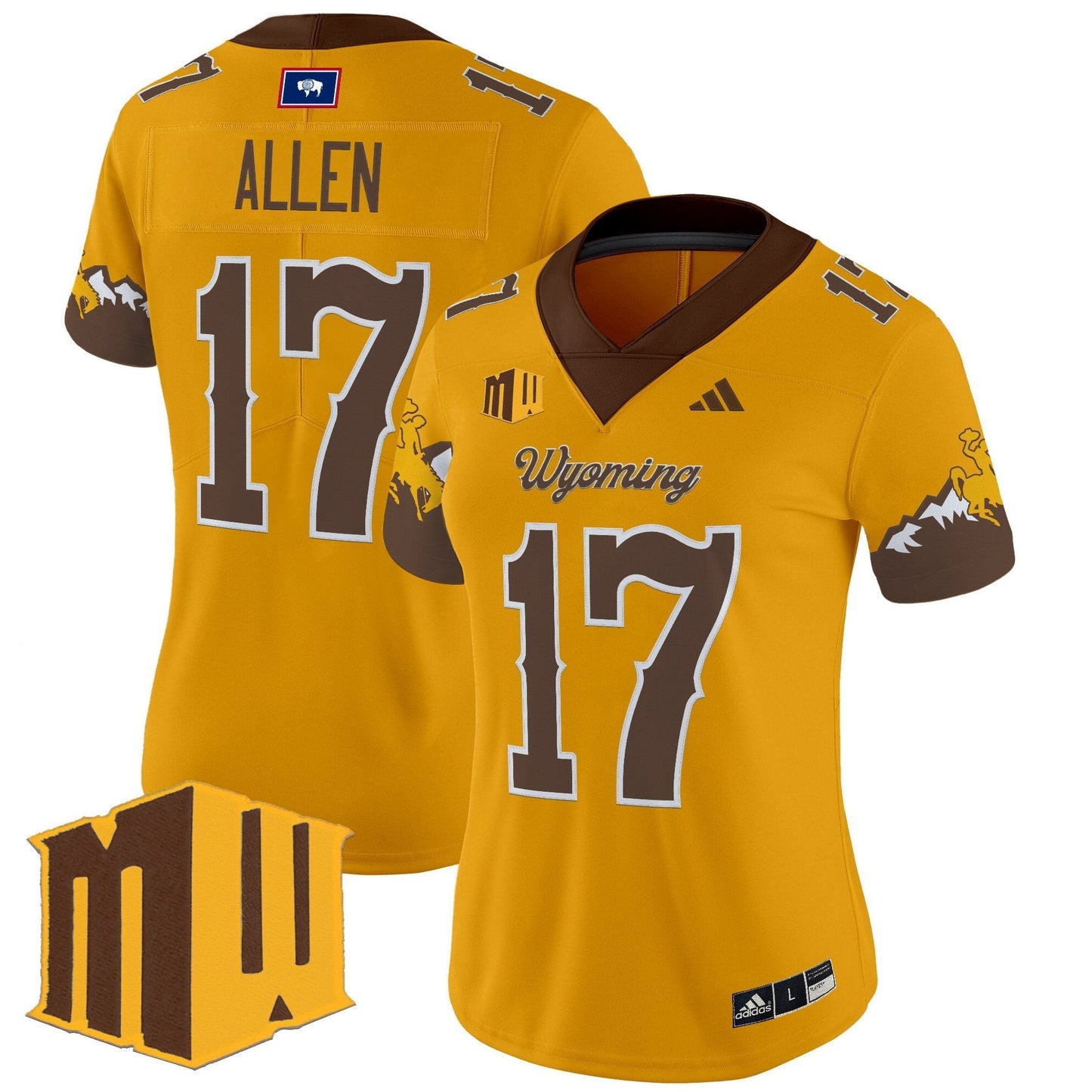 Women's Wyoming Cowboys 2025 Vapor Limited Jersey - All Stitched