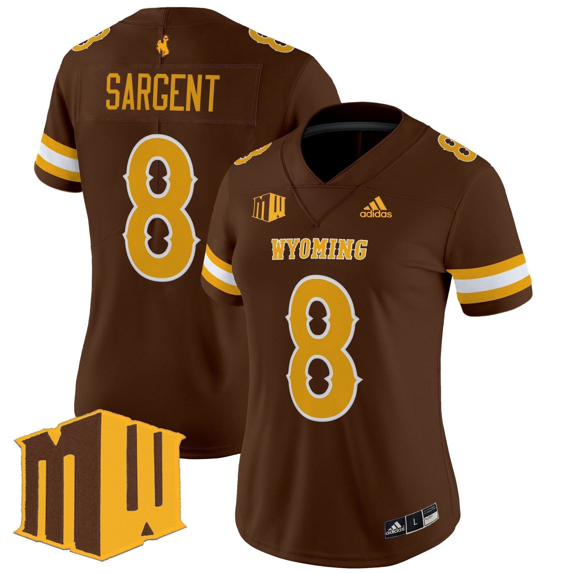 Women's Wyoming Cowboys 2025 Vapor Limited Jersey - All Stitched